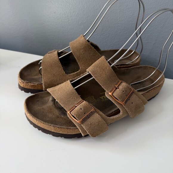 Birkenstock Shoes - BIRKENSTOCK suede arizona sandals size 41 US 10-10.5 regular width